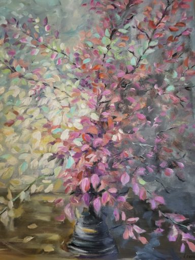 Tableau de fleurs couleurs automne